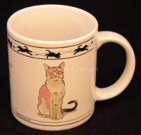 Cat Lovers Limited ABYSSINIAN -MACKEREL CAT Coffee Mug